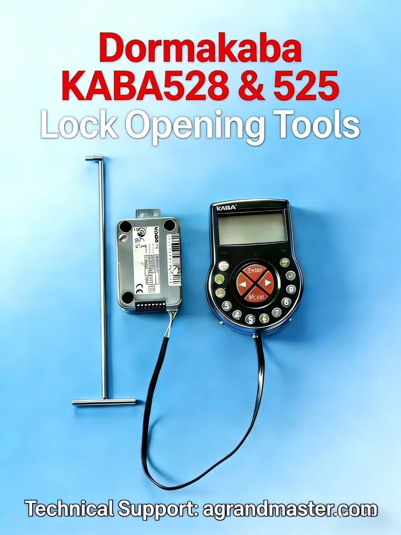 Dormakaba KABA528 & 525 Lock Opening Tools