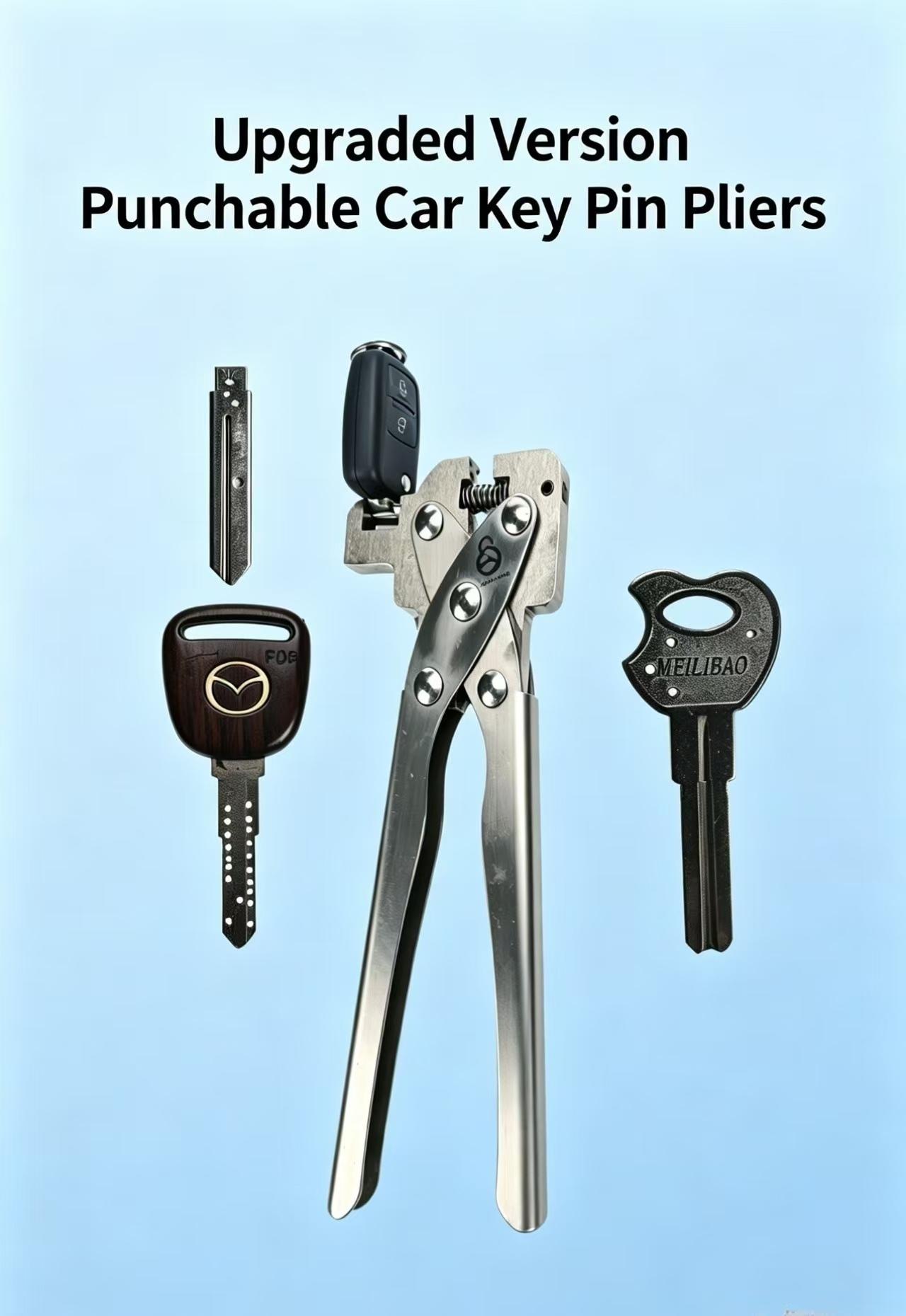 Upgraded Version Punchable Car Key Pin Pliers
