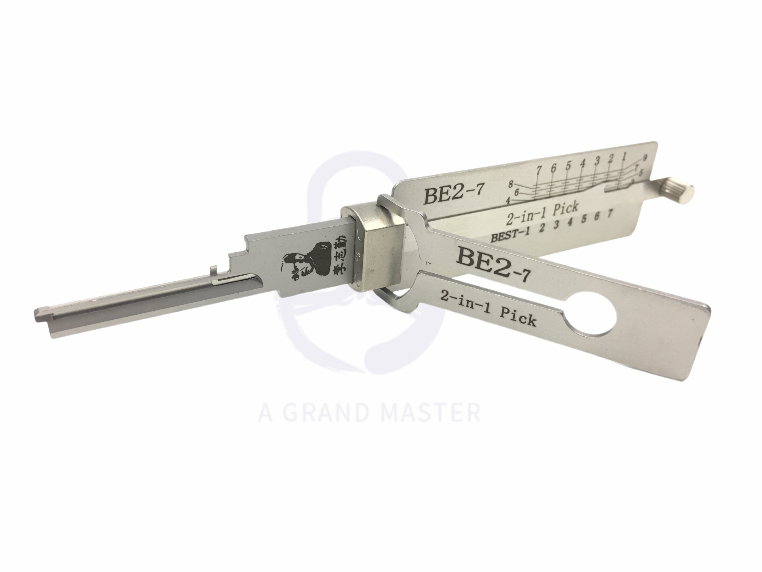 Lishi BE2‑7 2‑in‑1 Pick & Decoder for BEST 7 Pin SFIC Lock
