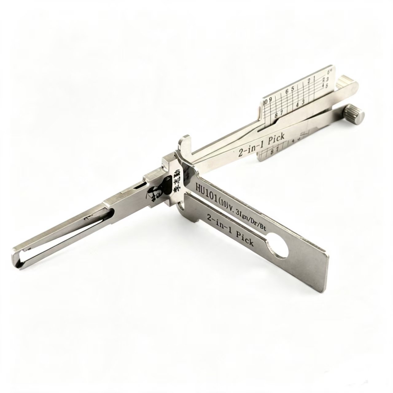 HU101(10) 2 in 1 Lock Pick & Decoder