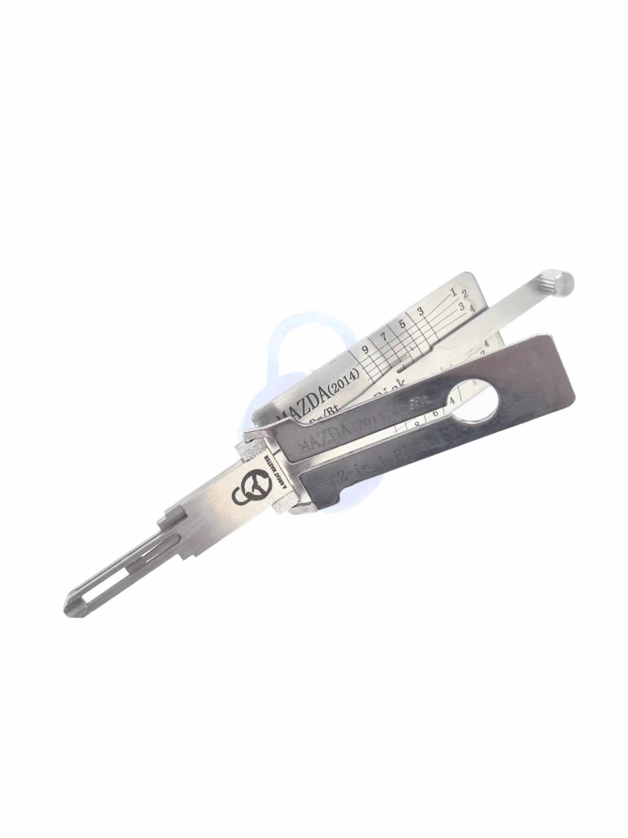 MAZDA2014 2‑in‑1 Car Lock Pick Decoder Tool