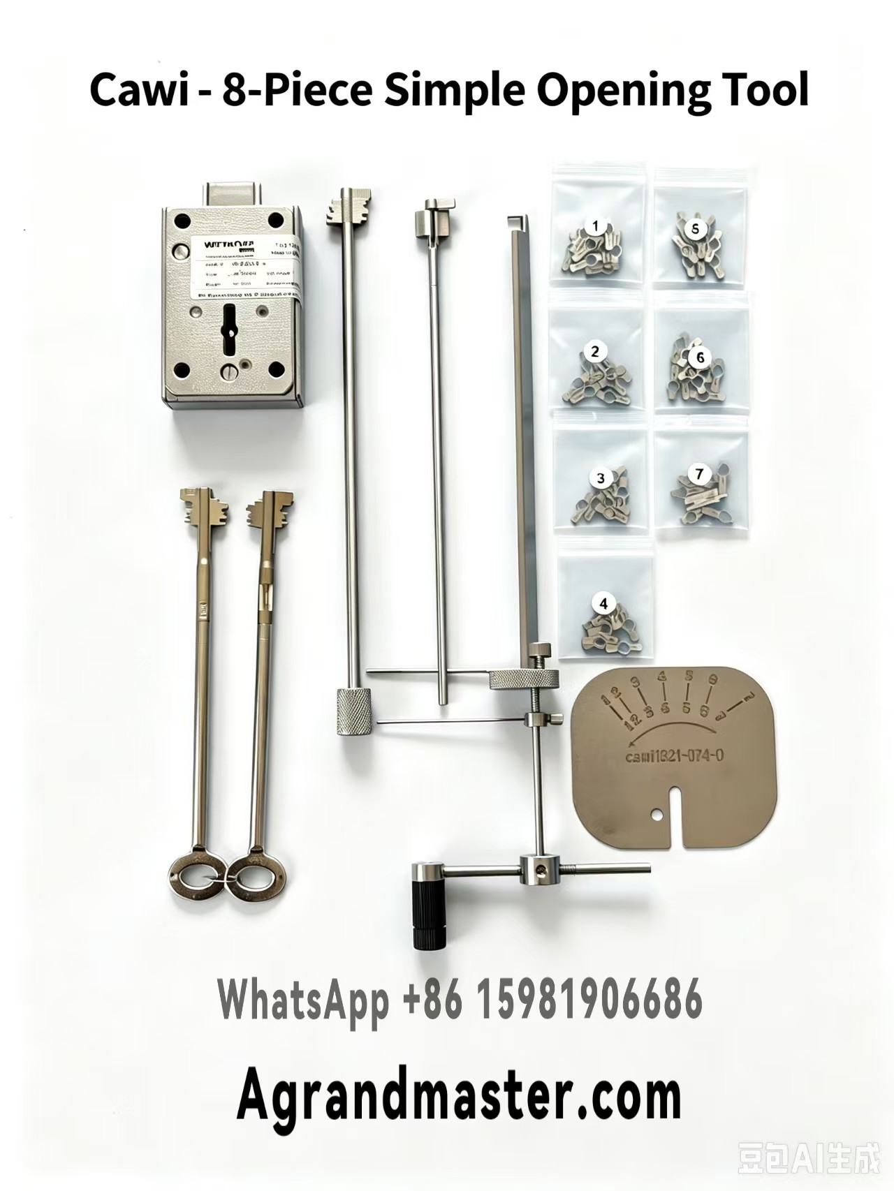 Cawi—8 Piece Quick Open Tool