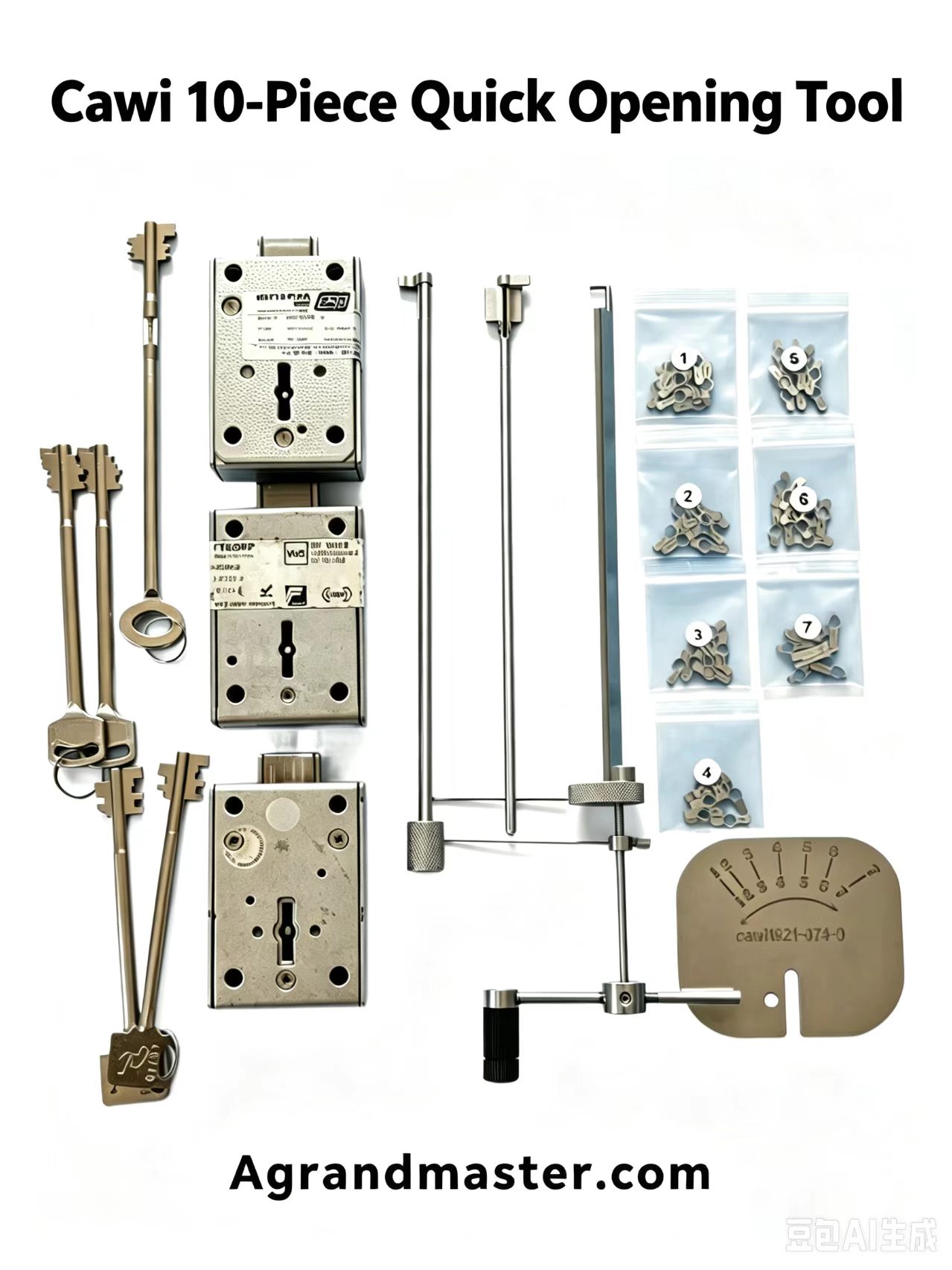 Cawi—10 Piece Quick Open Tool