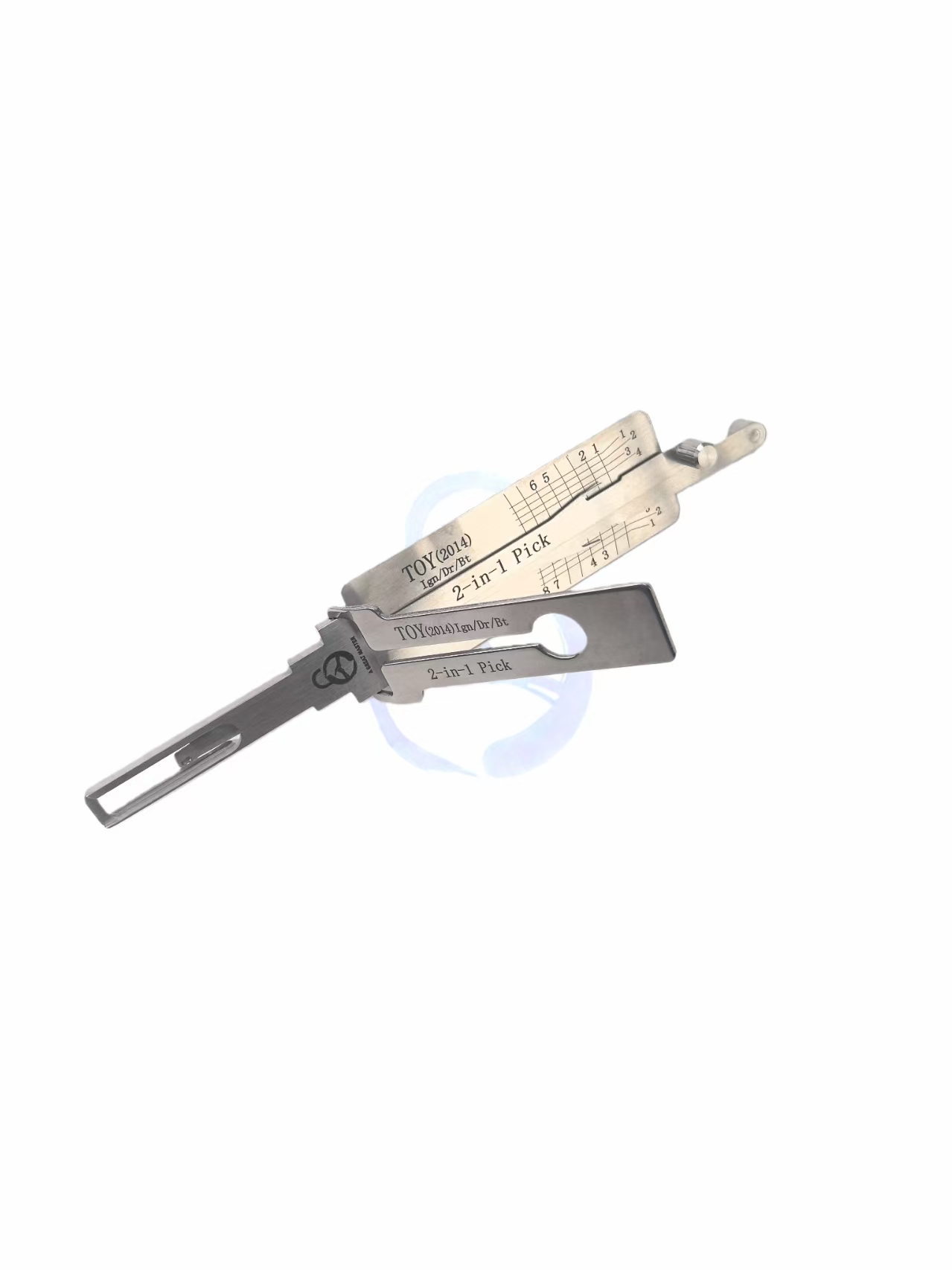 TOY2014 2‑in‑1 Lock Pick Decoder Tool