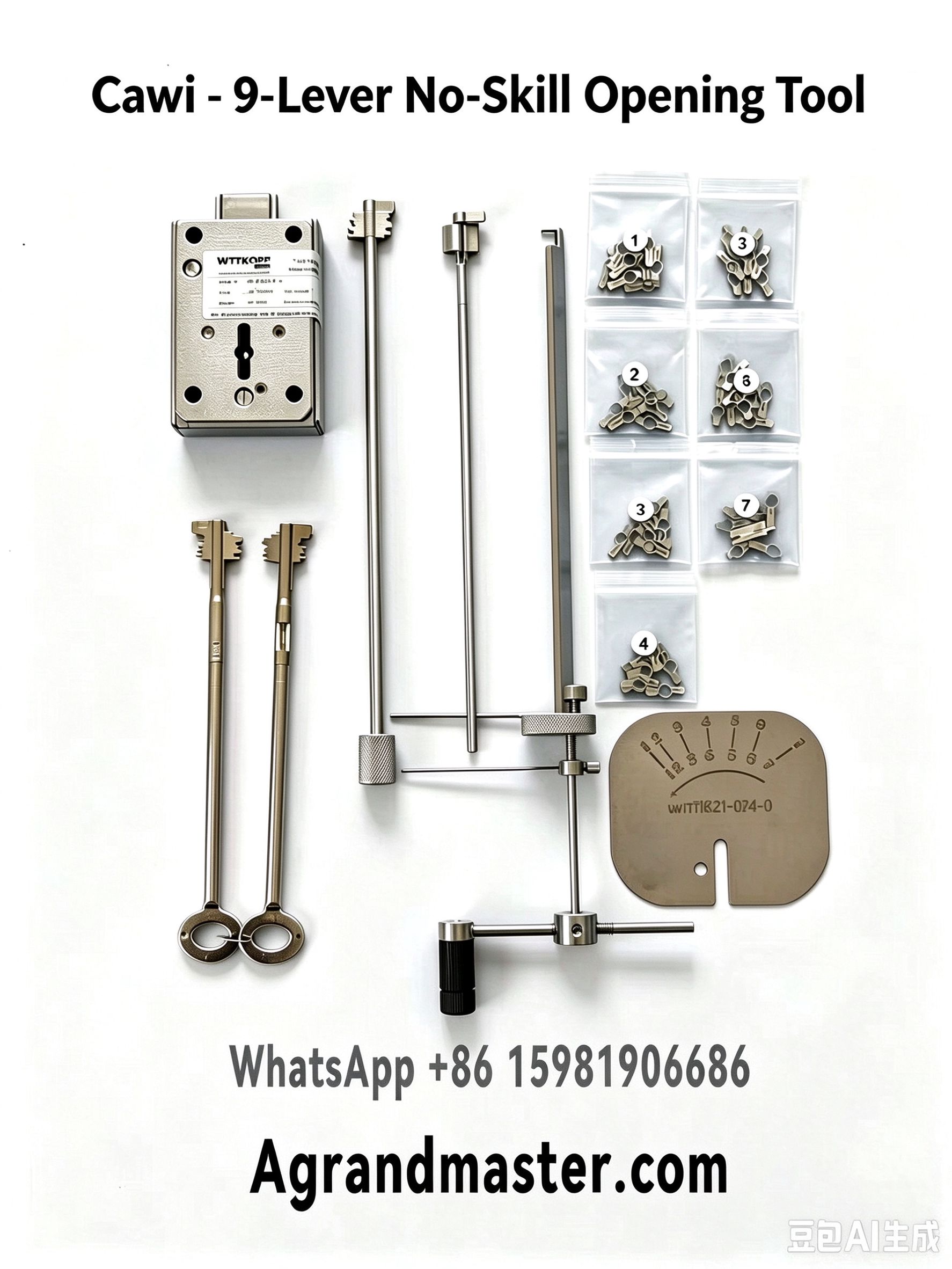 Cawi—9-Lever No-Skill Opening Tool