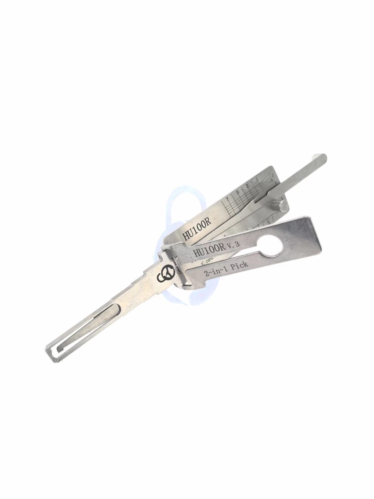 HU100R 2‑in‑1 Car Lock Pick & Decoder Tool
