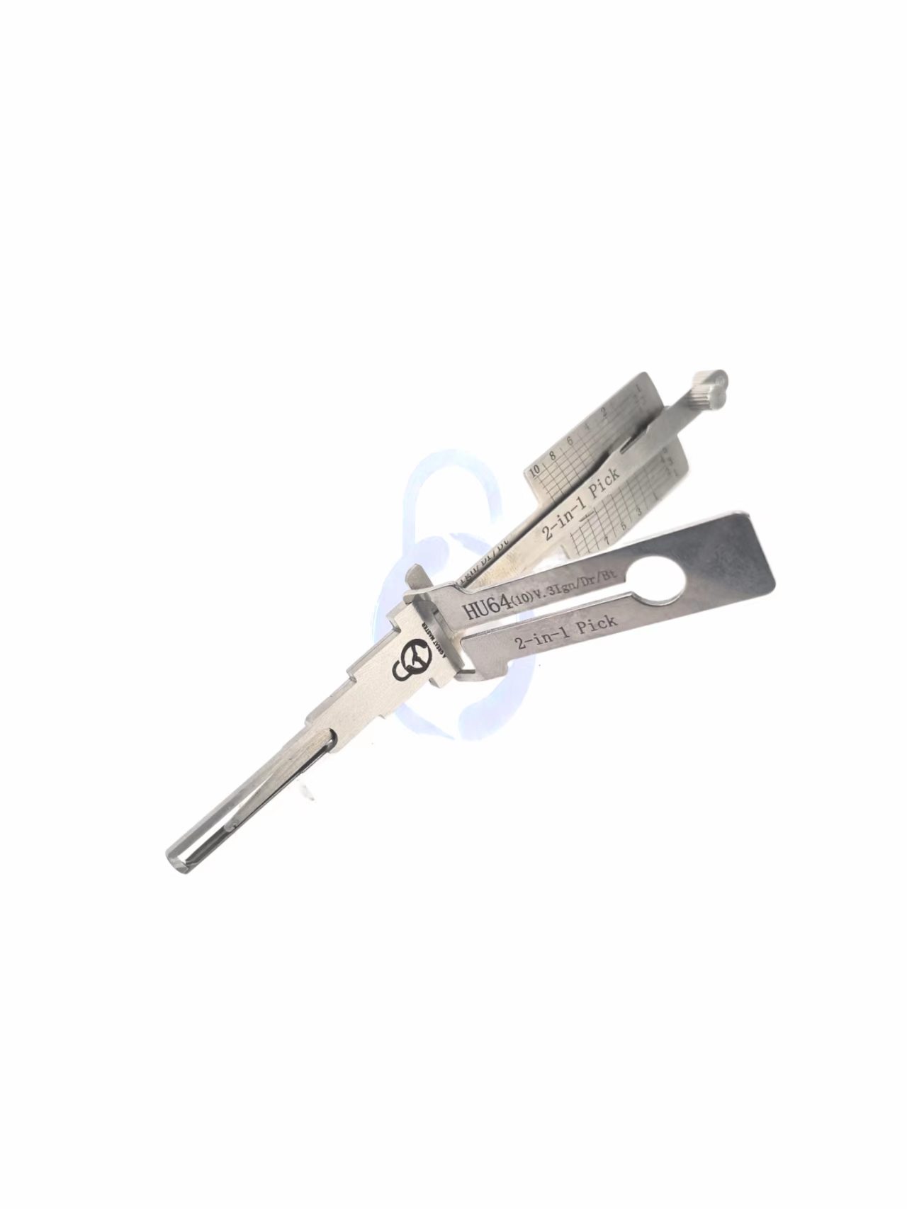 HU64 2‑in‑1 Car Lock Pick & Decoder Tool
